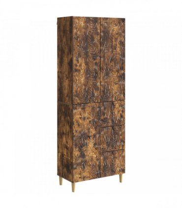 vidaXL Cabinet Set 2 pcs Smoked Oak 66 x 34.5 x 90 cm Engineered Wood