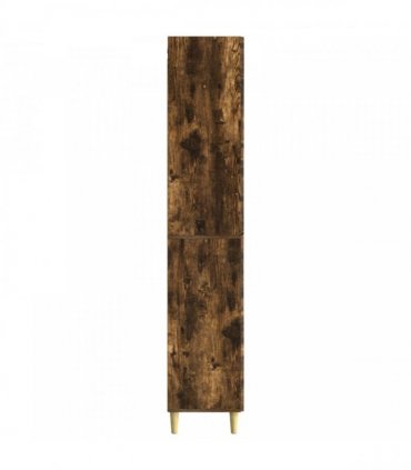 vidaXL Cabinet Set 2 pcs Smoked Oak 66 x 34.5 x 90 cm Engineered Wood