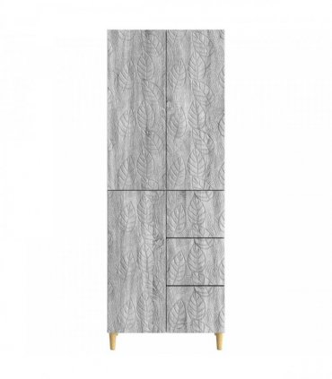 vidaXL Cabinet Set 2 pcs Grey Sonoma 66 x 34.5 x 90 cm Engineered Wood