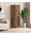 vidaXL Cabinet Set 2 pcs Old Wood 66 x 34.5 x 90 cm Engineered Wood