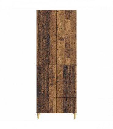 vidaXL Cabinet Set 2 pcs Old Wood 66 x 34.5 x 90 cm Engineered Wood
