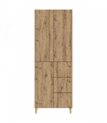 vidaXL Cabinet Set 2 pcs Artisan Oak 66 x 34.5 x 90 cm Engineered Wood