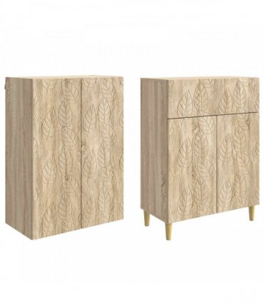 vidaXL Cabinet Set 2 pcs Engineered Wood