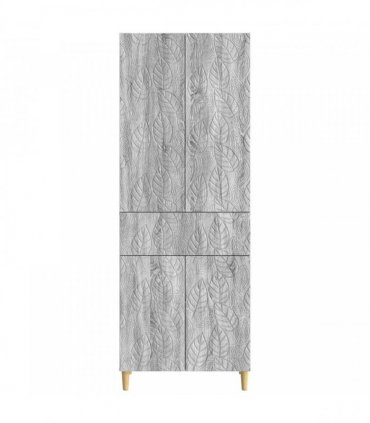 vidaXL Cabinet Set 2 pcs Grey Sonoma Engineered Wood