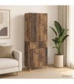 vidaXL Cabinet Set 2 pcs Old Wood Engineered Wood
