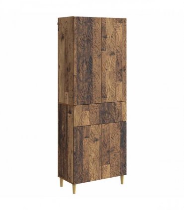 vidaXL Cabinet Set 2 pcs Old Wood Engineered Wood