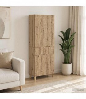 vidaXL Cabinet Set 2 pcs Engineered Wood