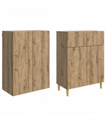 vidaXL Cabinet Set 2 pcs Engineered Wood