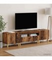 vidaXL 3 Piece LED TV Cabinet DELFT Old Wood Engineered Wood