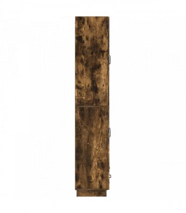 vidaXL Cabinet Set 2 pcs Smoked Oak Engineered Wood