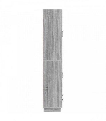 vidaXL Cabinet Set 2 pcs Grey Sonoma Engineered Wood