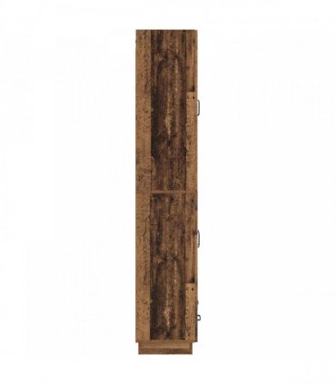 vidaXL Cabinet Set 2 pcs Old Wood Engineered Wood