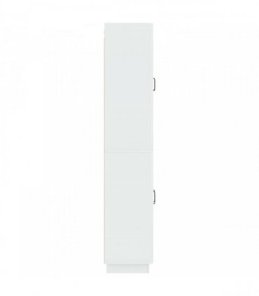 vidaXL Cabinet Set 2 pcs High Gloss White Engineered Wood