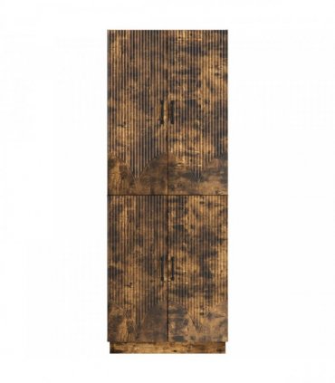 vidaXL Cabinet Set 2 pcs Smoked Oak Engineered Wood