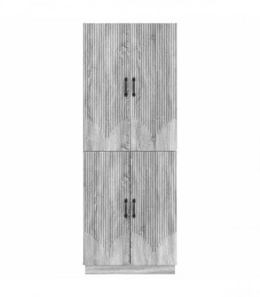 vidaXL Cabinet Set 2 pcs Grey Sonoma Engineered Wood