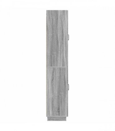 vidaXL Cabinet Set 2 pcs Grey Sonoma Engineered Wood