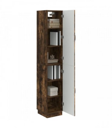 vidaXL Cabinet Set 2 pcs Smoked Oak Engineered Wood