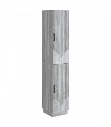 vidaXL Cabinet Set 2 pcs Grey Sonoma Engineered Wood