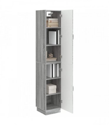 vidaXL Cabinet Set 2 pcs Grey Sonoma Engineered Wood