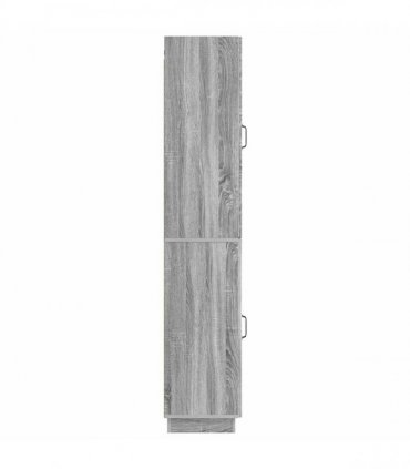 vidaXL Cabinet Set 2 pcs Grey Sonoma Engineered Wood