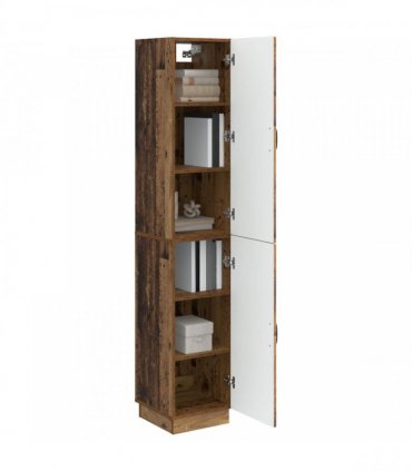 vidaXL Cabinet Set 2 pcs Old Wood Engineered Wood