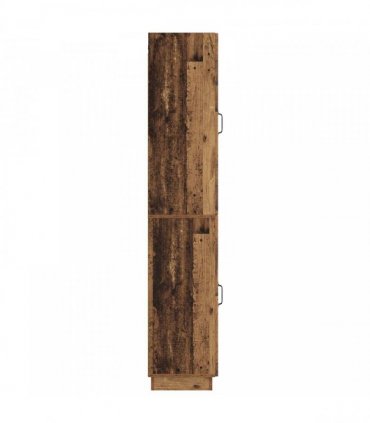 vidaXL Cabinet Set 2 pcs Old Wood Engineered Wood