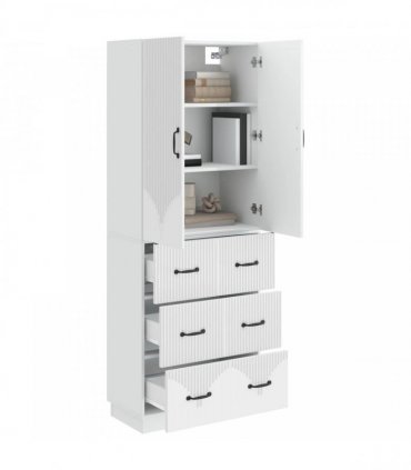 vidaXL Cabinet Set 2 pcs 66 x 34.5 x 87 cm Engineered Wood