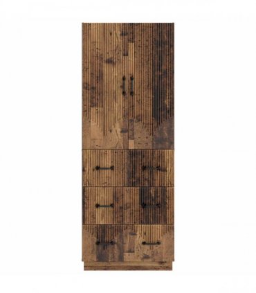 vidaXL Cabinet Set 2 pcs 66 x 34.5 x 87 cm Engineered Wood Old Wood