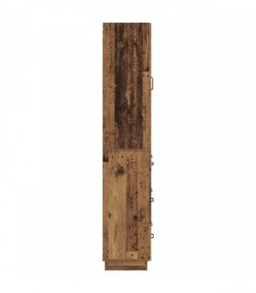 vidaXL Cabinet Set 2 pcs 66 x 34.5 x 87 cm Engineered Wood Old Wood