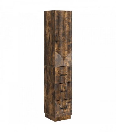 vidaXL Cabinet Set 2 pcs 33 x 34.5 x 87 cm Engineered Wood Smoked Oak