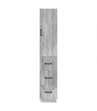 vidaXL Cabinet Set 2 pcs 33 x 34.5 x 87 cm Engineered Wood Grey Sonoma