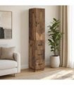 vidaXL Cabinet Set 2 pcs 33 x 34.5 x 87 cm Engineered Wood Old Wood
