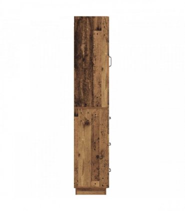vidaXL Cabinet Set 2 pcs 33 x 34.5 x 87 cm Engineered Wood Old Wood