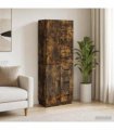 vidaXL Cabinet Set 2 pcs Smoked Oak Engineered Wood