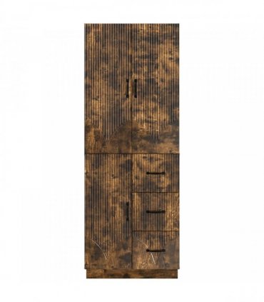 vidaXL Cabinet Set 2 pcs Smoked Oak Engineered Wood