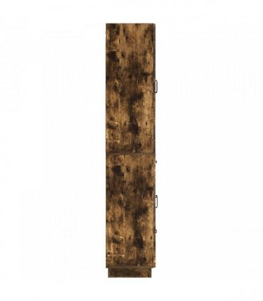 vidaXL Cabinet Set 2 pcs Smoked Oak Engineered Wood