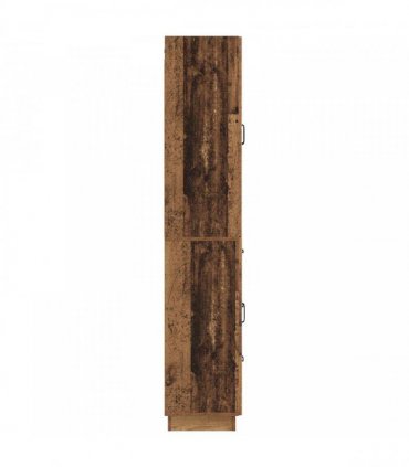 vidaXL Cabinet Set 2 pcs Old Wood Engineered Wood