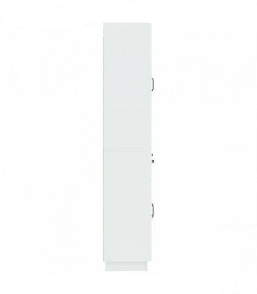vidaXL Cabinet Set 2 pcs High Gloss White Engineered Wood