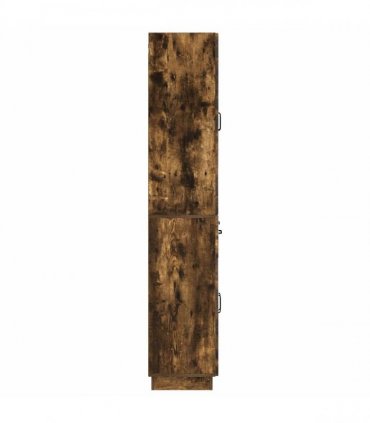 vidaXL Cabinet Set 2 pcs Smoked Oak Engineered Wood