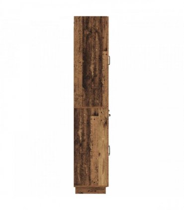 vidaXL Cabinet Set 2 pcs Old Wood Engineered Wood
