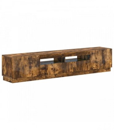 vidaXL LED TV Cabinet HOORN 3 pcs Smoked Oak Engineered Wood