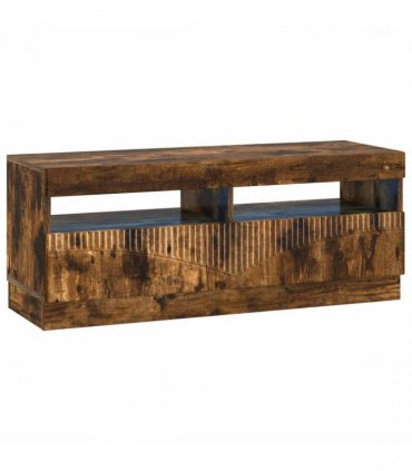 vidaXL LED TV Cabinet HOORN 3 pcs Smoked Oak Engineered Wood
