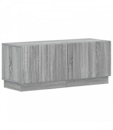 vidaXL LED TV Cabinet HOORN 3 pcs Grey Sonoma Engineered Wood