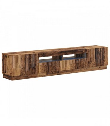 vidaXL LED TV Cabinet HOORN 3 pcs Old Wood Engineered Wood