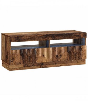 vidaXL LED TV Cabinet HOORN 3 pcs Old Wood Engineered Wood