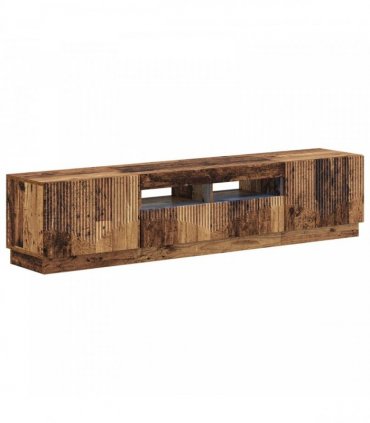 vidaXL LED TV Cabinet HOORN 3 pcs Old Wood Engineered Wood