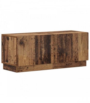 vidaXL LED TV Cabinet HOORN 3 pcs Old Wood Engineered Wood