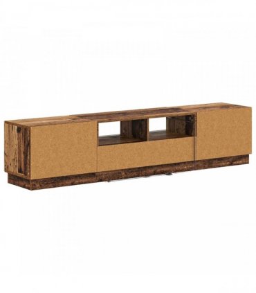 vidaXL LED TV Cabinet HOORN 3 pcs Old Wood Engineered Wood