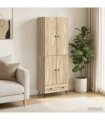 vidaXL Cabinet Set 2 pcs Sonoma Oak Engineered Wood