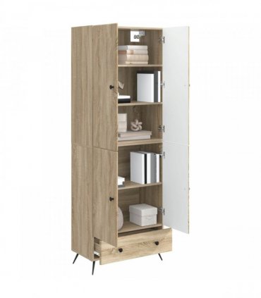 vidaXL Cabinet Set 2 pcs Sonoma Oak Engineered Wood